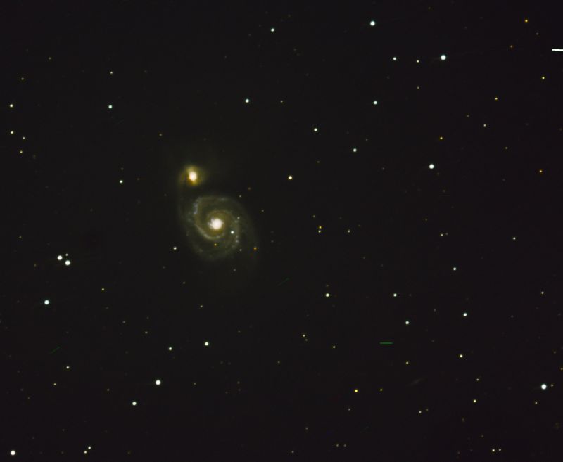 Whirlpool Galaxy
An attempt to compare quality of Dwarf versus ED80
Link-words: M51 Whirlpool Galaxy