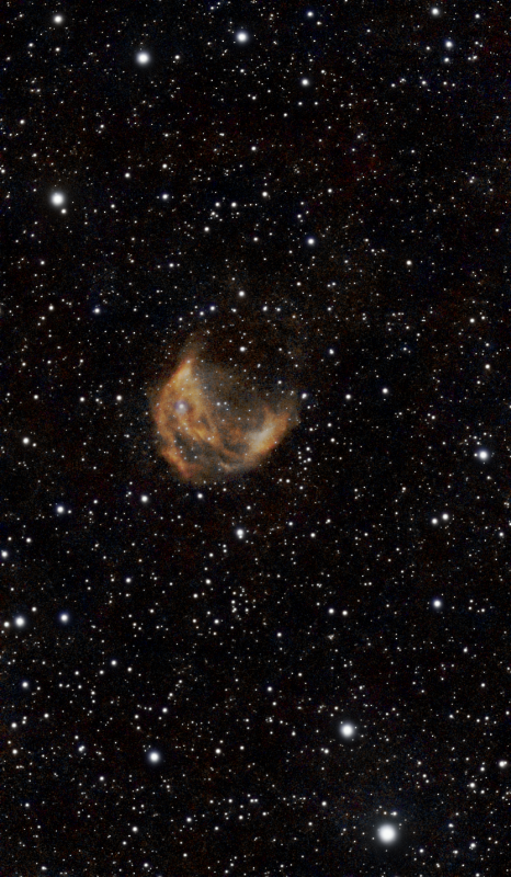 Abell 21
Abell 21 is a planetary nebula because the first of the types observed looked like a planet. Although the observer knew full well that they were not planets because they did not move against the background stars. 
A planetary nebula is what happens to a star similar to one the size of the Sun or smaller at the end of it's life when it puffs out its outer atmosphere.

