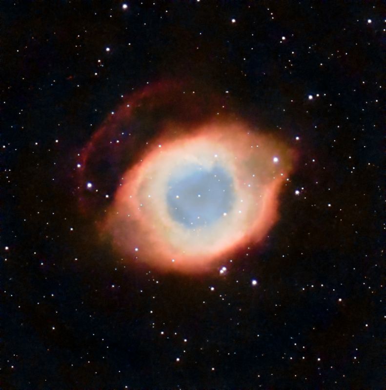 Helix Nebula - NGC7293 with Seestar S50
I have been wanting to image the Helix for nearly 40 years. Finally I got around to is with the Seestar. Total integration time 9H 8m 20s comprising 3290 10sec exposures.
Aligned and stacked with Siril, Processed in pixinsight.
