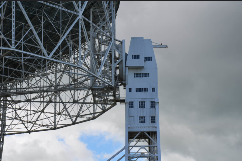 The support
Society trip 2013 Photo by Mike McRoberts 
Link-words: JodrellBank2013 UKPlaces